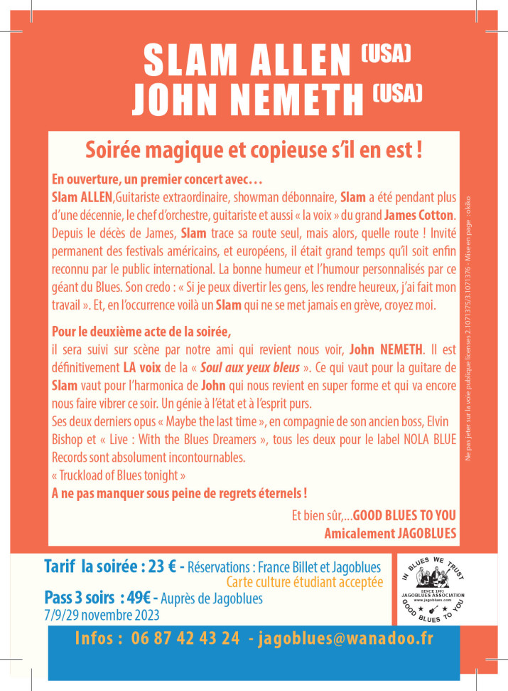 Nemeth & Allen flyer verso