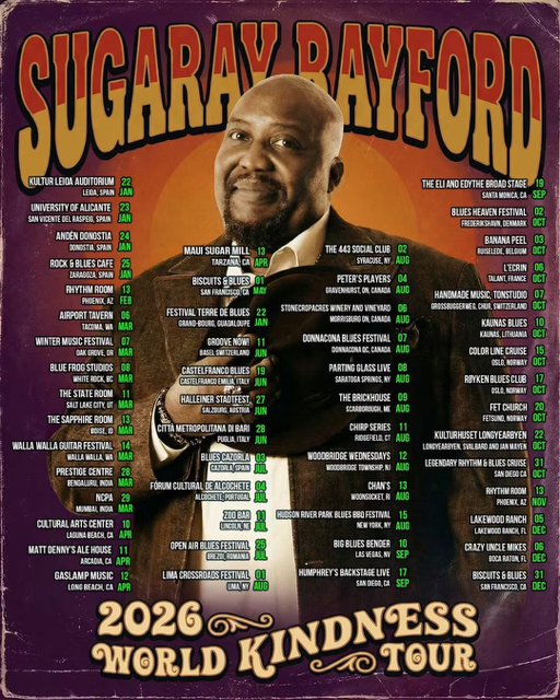 Sugaray Rayford Tour