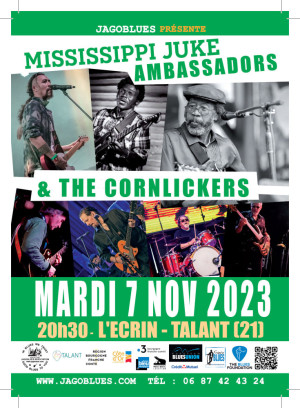 MISSISSIPPI JUKE AMBASSADORS & THE CORNLICKERS French Tour 2023